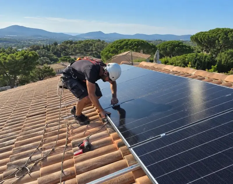 Installateur panneaux solaires Varacieux — pose photovoltaïque sur toiture