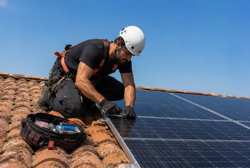 Maintenance et monitoring de panneaux solaires à Varacieux